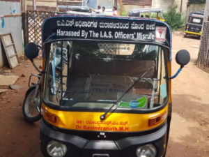 Government doctor in Karnataka switched to driving rickshaws, blames IAS officers for his plight