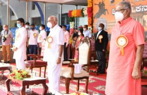 BS Yediyurappa engages in Karnataka Rajyotsav celebrations