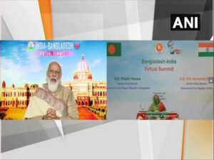 PM Modi and Hasina launched Chilahati – Haldibari rail link together