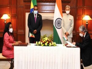 India with Ethiopia formalizes agreements over visa facilitation, leather technology