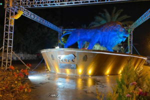 Yediyurappa launched the Make in India Lion statue in Bengaluru