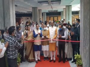 Om Birla conducts inauguration of CGHS health camp in Parliament House Annexe