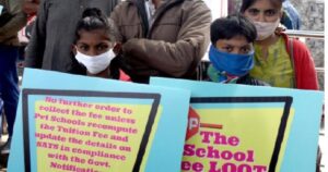 Parents initiate protest as schools ask for complete fees at once