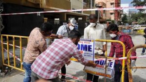 BBMP seals the apartment as the residents hesitate to move to quarantine centres