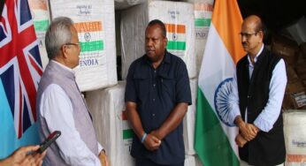 India provides relief material for the cyclone affected people in Fiji