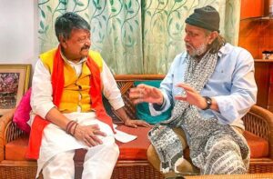 Actor Mithun Chakraborty joins BJP in Kolkata ahead of Modi’s mega rally