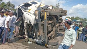 Tragic Accident Near Nelamangala: Six Family Members Killed in Multi-Vehicle Collision